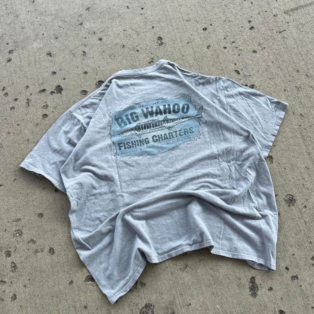 Vintage Crazy Shirts Big Wahoo Surf Graphic Tee Shirt